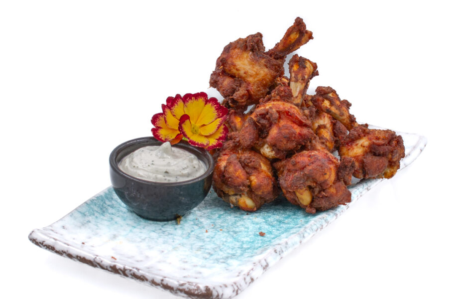 Spicy chicken lollipop