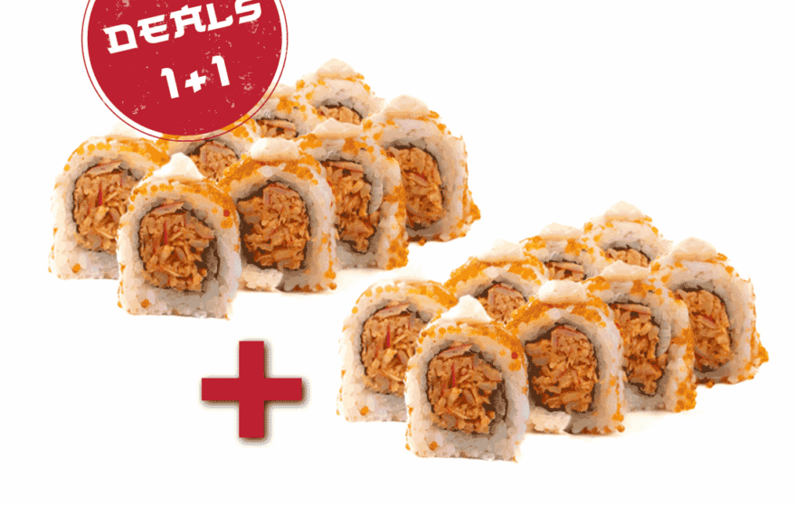 spicy crab 1+1 deal