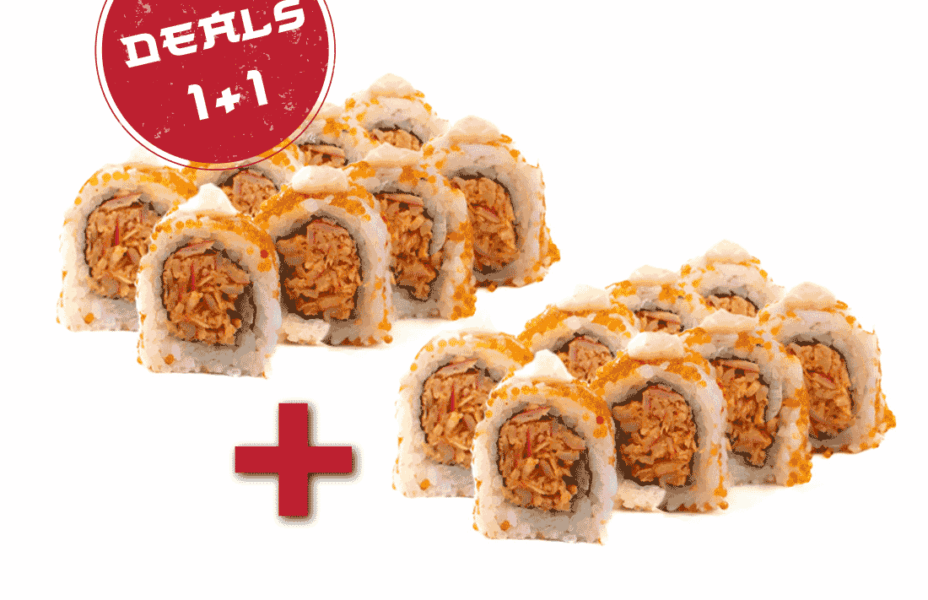 spicy crab 1+1 deal